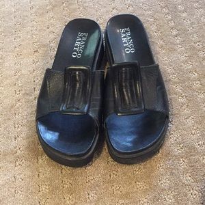 Black slip on shoe
